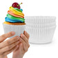 VeZee White Baking Cups 100PCS
