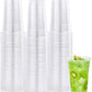 *WHOLESALE* 24oz Disposable Plastic Clear PET Cups | 600 ct/Case
