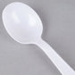 *BUY BULK* Plastic Cutlery Soup Spoons Medium Weight Disposable White