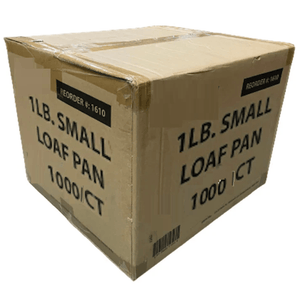 *WHOLESALE* Aluminum 1lb Rectangular Loaf Pans: Ideal for Baking | 1000CT/Case
