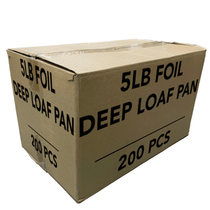 *WHOLESALE* Aluminum 5lb Rectangular Loaf Pans: Ideal for Baking | 200 PCS/Case