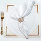 SALE Spiral Gold Plated Napkin Rings Set of 4