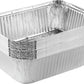 Disposable Aluminum 5lb Rectangular Loaf Pans: Ideal for Baking