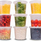 25 oz Light Weight Food Storage Container Round Clear