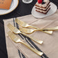 *BULK* Premium Extra Heavy Weight Plastic Gold Polished Forks