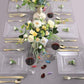 Lillian Tablesettings Square Plastic Dinner Plates Clear 8"