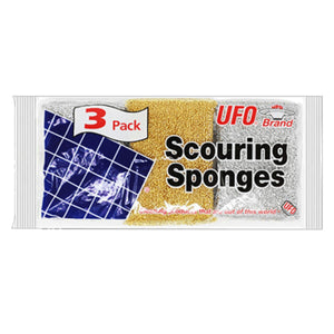 UFO Multi Purpose ScouringSponges:3CT