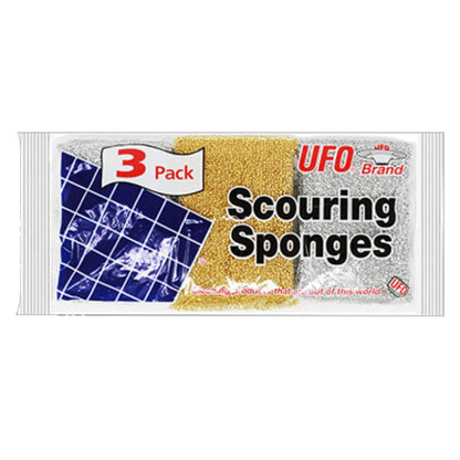UFO Multi Purpose ScouringSponges:3CT