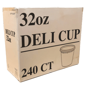 *WHOLESALE* 32oz. Heavy Duty Deli Containers with Lids | 240ct/case