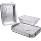 *WHOLESALE* Aluminum Lid For 2.25Lb Oblong Pan 8.25" x 5.75" | 240 Ct/Case