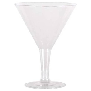Hanna K. Signature Martini Plastic Clear 7 oz