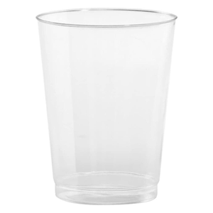 *Buy Bulk* Hanna K. Signature Fancy Heavy plastic Glasses Tumbler Clear 10 oz