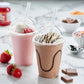 *WHOLESALE* Crystal Clear Dome PET Plastic Lids with 0.75" Straw Hole – Fits 12, 16, 20 & 24 oz Cups: 1000CT/Case