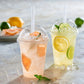 *WHOLESALE* Crystal Clear Dome PET Plastic Lids with 0.75" Straw Hole – Fits 12, 16, 20 & 24 oz Cups: 1000CT/Case