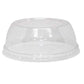 *WHOLESALE* Crystal Clear Dome PET Plastic Lids with 2" Straw Hole – Fits 12, 16, 20 & 24 oz Cups: 1000CT/Case