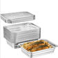 *WHOLESALE* Aluminum Lid For 2.25Lb Oblong Pan 8.25" x 5.75" | 240 Ct/Case