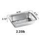Disposable Aluminum 2.25Lb Oblong Pan 8.25" x 5.75"