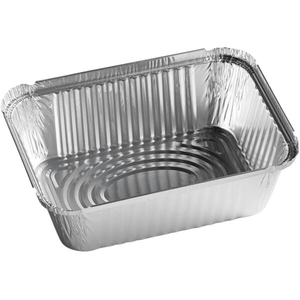 Disposable Aluminum 5Lb Oblong Pan 9.5” x 7”
