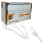 *BUY BULK* Plastic Cutlery Forks Medium Weight Disposable White
