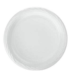 *WHOLESALE* 9" - Disposable - Lightweight - White - Dinner Plates | 400 ct.
