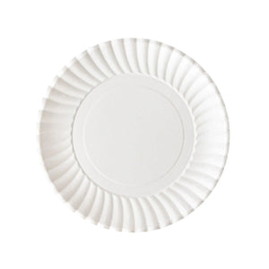 *WHOLESALE* 7" - Disposable - Uncoated - White - Lunch Plates | 1200 ct.