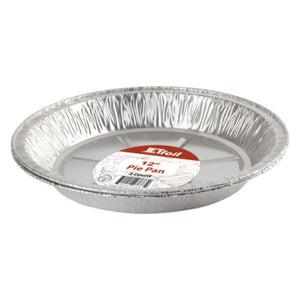 Jetfoil 12” Disposable Deep Heavy Weight Aluminum Foil Round Pans – Oven Safe, Easy Cleanup