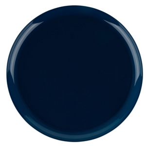 The Edge Collection 10" Dark Blue Round High-End Plastic Plates