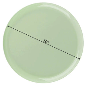 *BUY BULK* The Edge Collection Elegant Mint Green Disposable Plastic Dinner Tableware COMBO Set