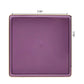 *BUY BULK* The Edge Collection Elegant Transparent Purple with Gold Rim Square Dinner Tableware COMBO Set