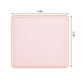 *BUY BULK* The Edge Collection Elegant Transparent Pink with Gold Rim Square Dinner Tableware COMBO Set