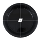 *BUY BULK* Hanna K. Signature 9" Black Plastic Plates