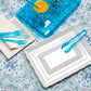 12" x 18" Clear Plastic Rectangular Serving Tray – Sleek, Durable, Disposable