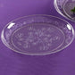 *JUMBO PACK* D'Vine Plastic Salad Plate Heavyweight Clear 7"