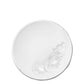 *BUY BULK* Orchid Collection Elegant  White & Silver Disposable Plastic Dinner Tableware COMBO Set