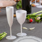 White Plastic Champagne Cup 6oz