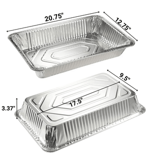 Disposable Aluminum Full Size Deep Roaster