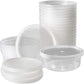 10oz Light Weight Food Storage Containers With Lids Clear