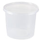 25 oz Light Weight Food Storage Container Round Clear