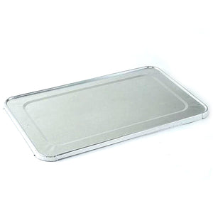 Full Sized Disposable Aluminum Lid for Deep/Shallow Roaster 2.75" X 12.75" X 1.2"