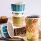 *WHOLESALE* 12 oz. - Disposable - Coffee Bean Pattern - Hot/Cold Cups | 960 ct.