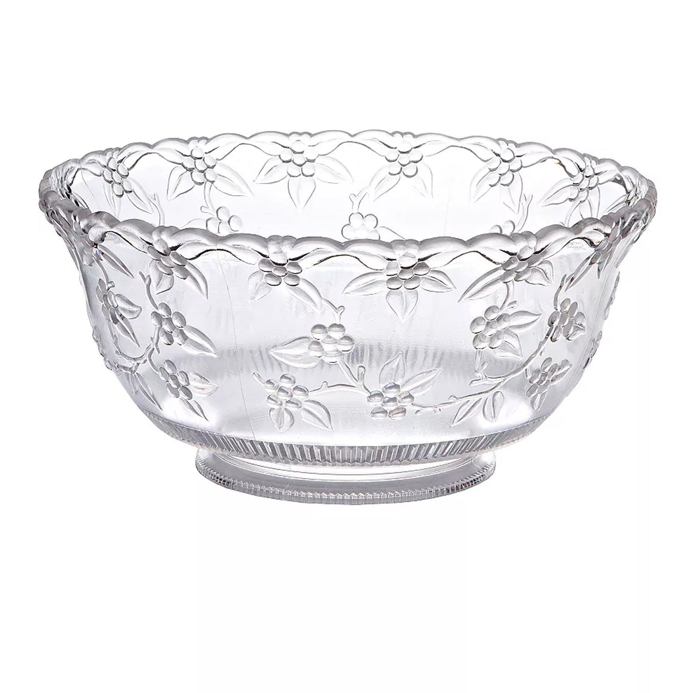 8 Quart Clear Premium Xtra Heavy Weight Punch Bowl Serverware Hanna K 1 Piece