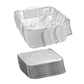 Disposable Aluminum 9X13 inches Half Size Pans with Handle Rack With Lids