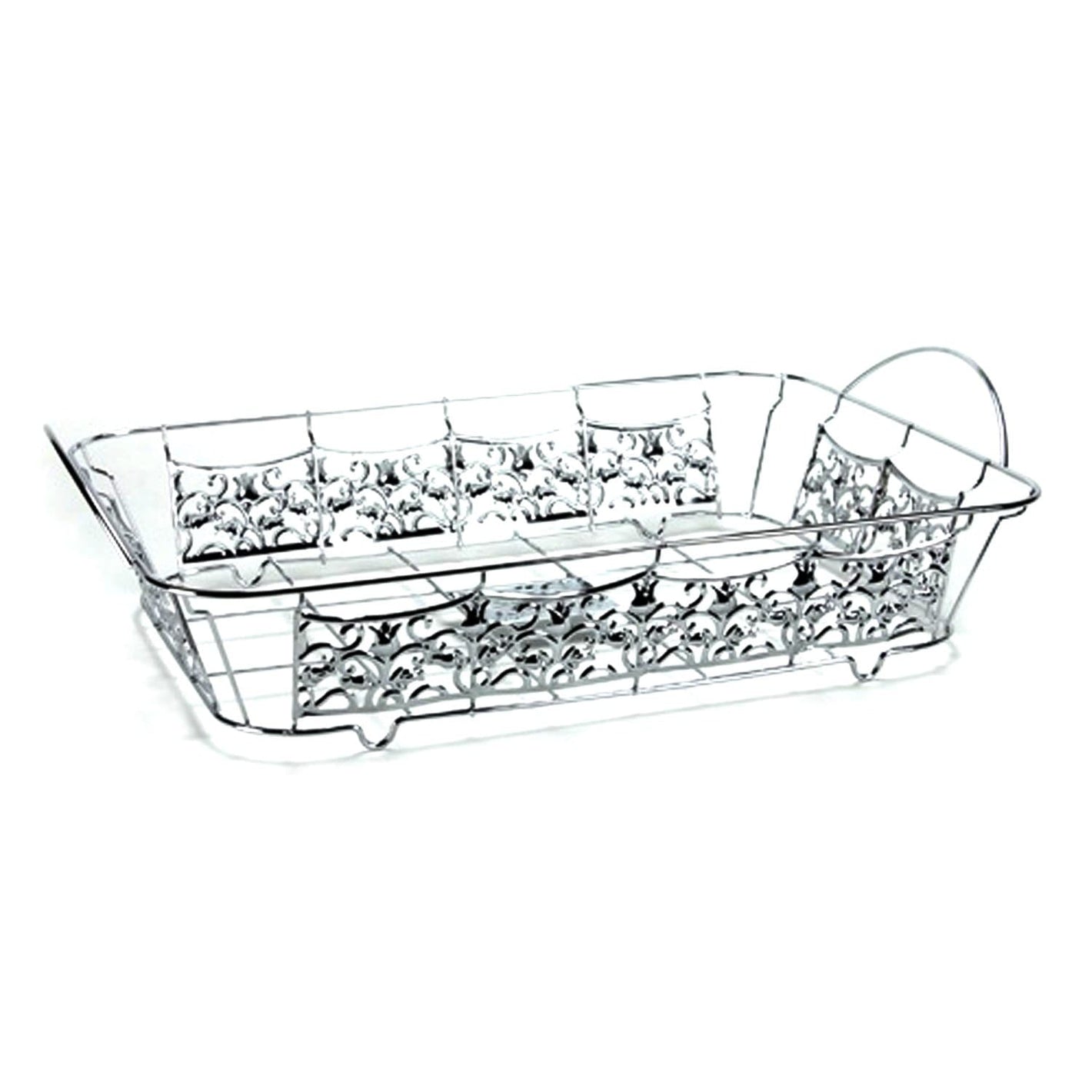 Hanna K. Signature Elements Decorative Disposable Aluminum Pan Holder Roaster