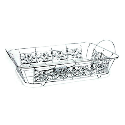 Hanna K. Signature Elements Decorative Disposable Aluminum Pan Holder Roaster