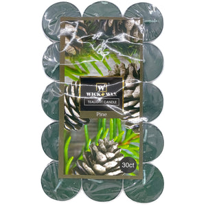 Tealight Pine Scented Candles