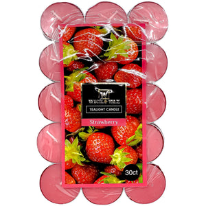 Tealight Strawberry Scented Candles