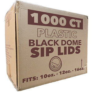 *WHOLESALE* Disposable - Dome Lids for 10/12/16oz. Poly-Paper Hot/Cold Cups | 1000 ct.
