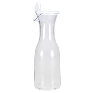 Lillian Carafe Juice Jar Beverage Decanter Acrylic 40 oz