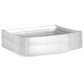 Rectangular Plastic Salad Plates Clear 9"