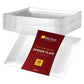 Rectangular Plastic Entree Plates Clear 11.75"